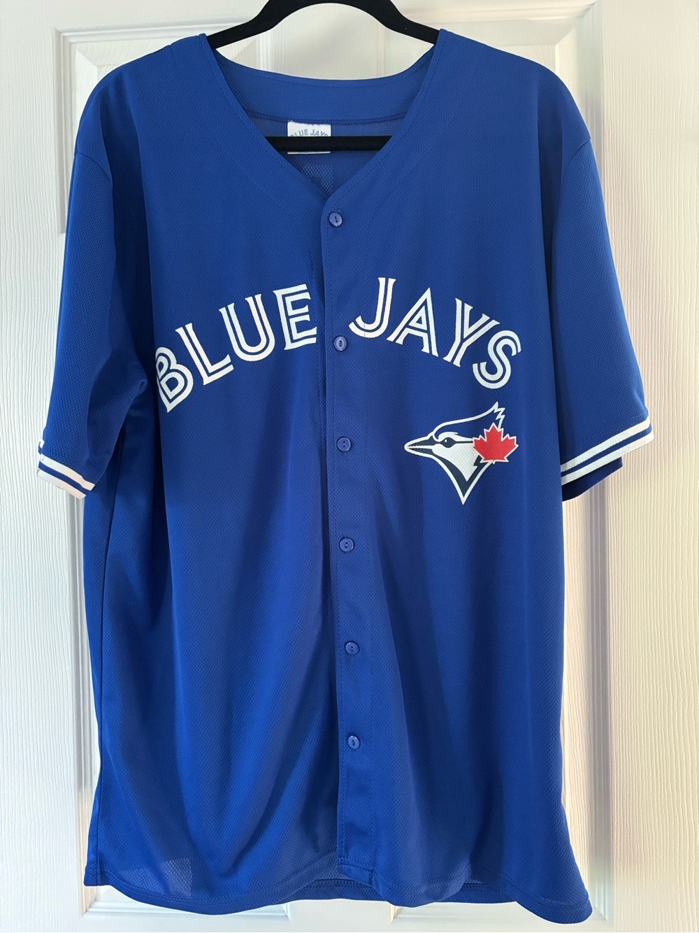 Russell Martin Blue Jays Baseball Jersey with White Lettering